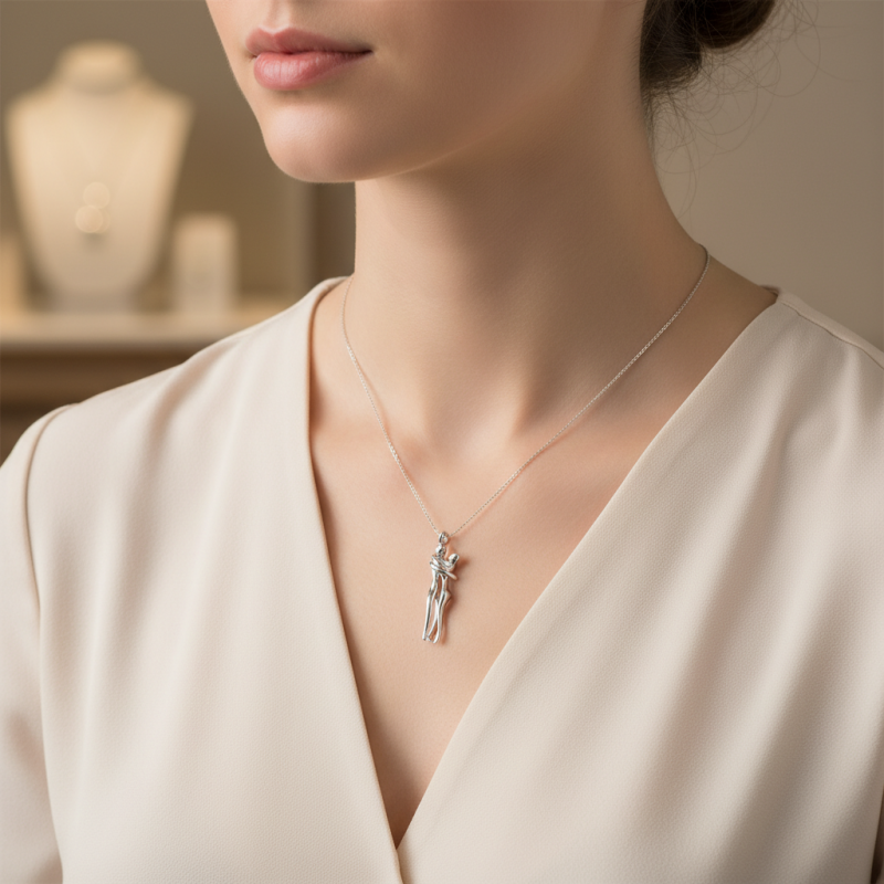 Подвес серебряный Парочка (018пп)