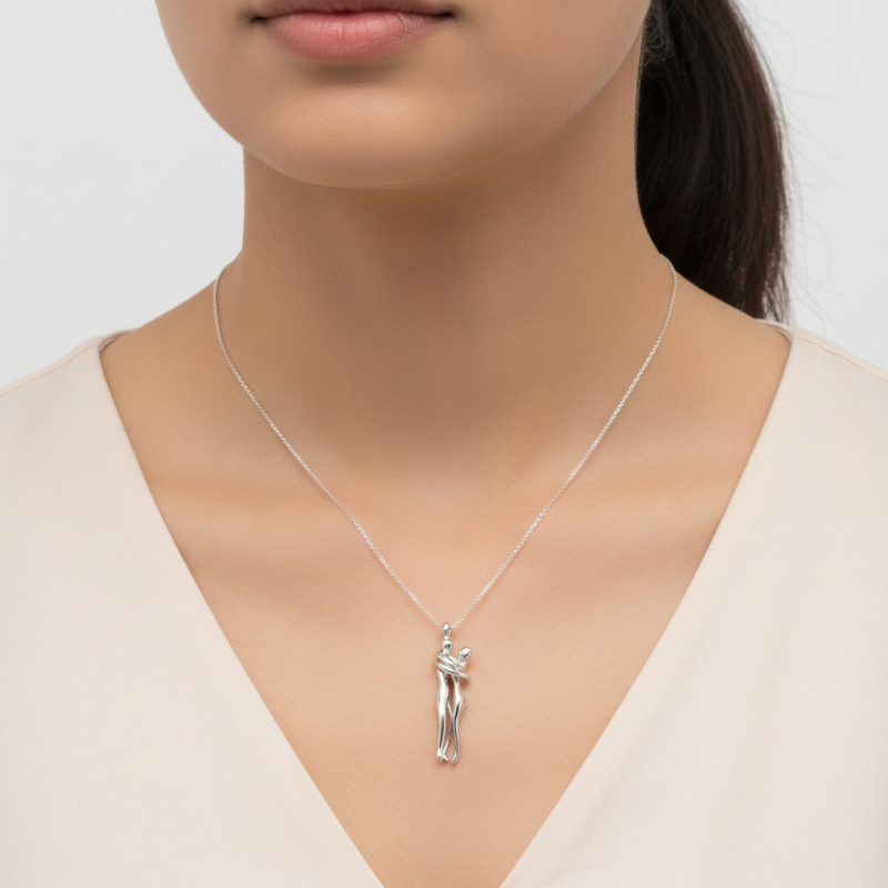 Подвес серебряный Парочка (018пп)