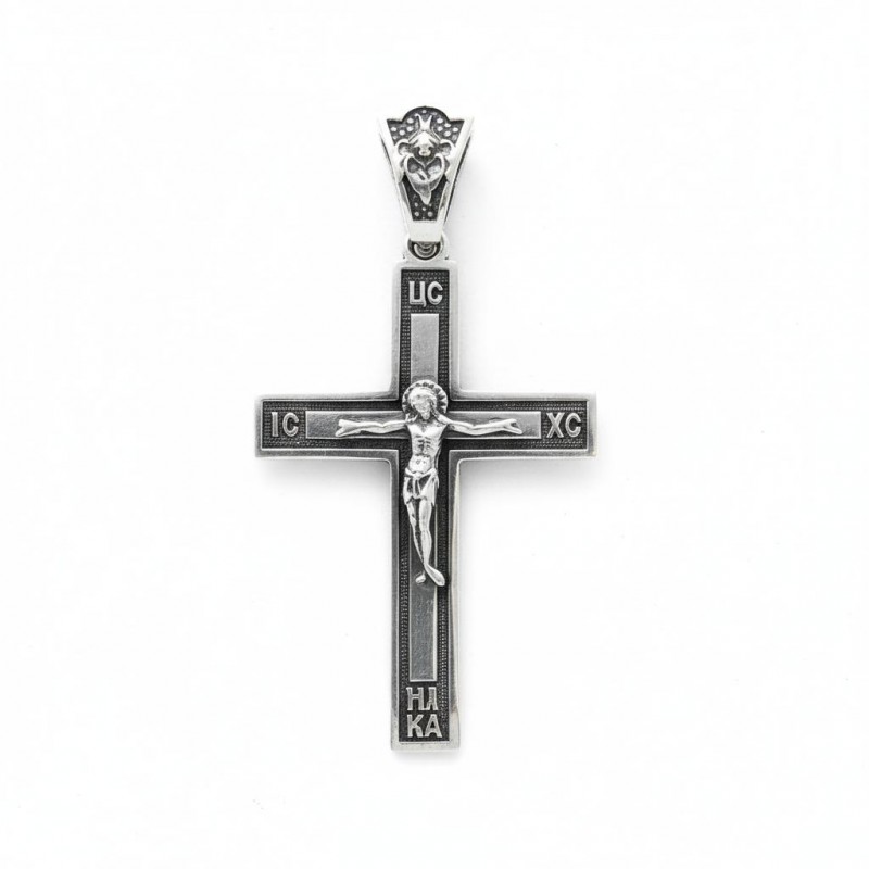 Подвес серебряный Крестик (Х25ч)