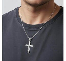 Подвес серебряный Крестик (Х25ч)