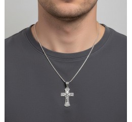 Подвес серебряный Крестик (Х19ч)