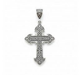 Подвес серебряный Крестик (Х11ч)