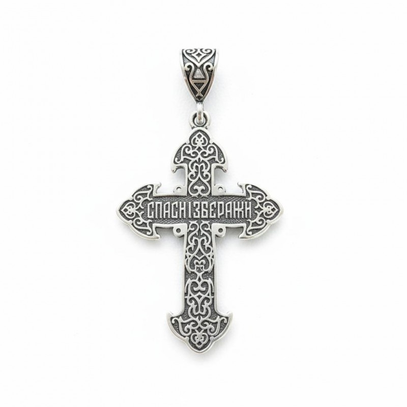 Подвес серебряный Крестик (Х11ч)