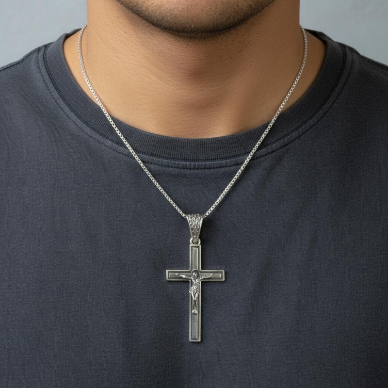 Подвес серебряный Крестик (Х22ч)