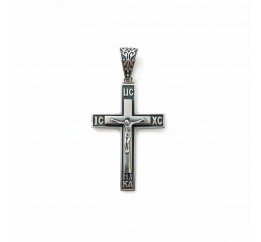 Подвес серебряный Крестик (Х18ч)