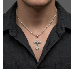Подвес серебряный Крестик (Х27ч)