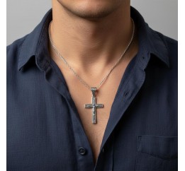 Подвес серебряный Крестик (Х21ч)