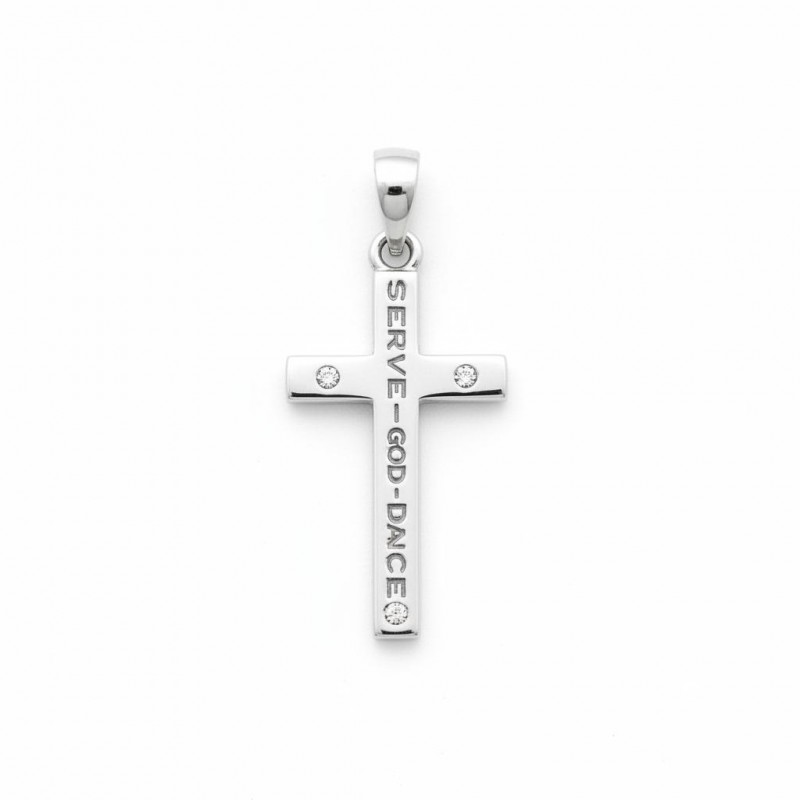Подвес серебряный Крестик (Х26ч)