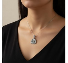 Ладанка серебряная Семистрельная (262ч)