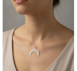 Подвес серебряный Лунница (468/1)