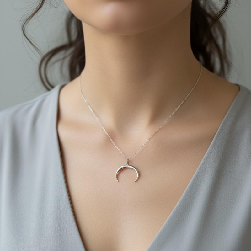 Подвес серебряный Лунница (376п)