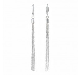 Серьги серебряные висюльки (7025)