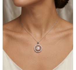 Подвес серебряный с жемчугом (1684пж)
