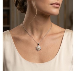 Подвес серебряный с жемчугом (933пж)