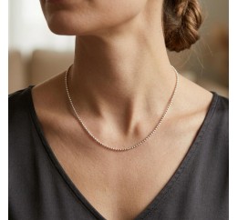 Цепочка серебряная Шарики (PL180)