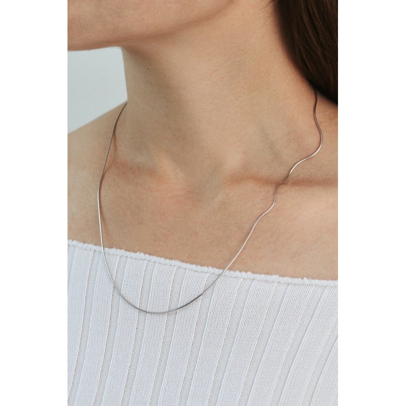 Цепочка серебряная Снейк (GQ8L)