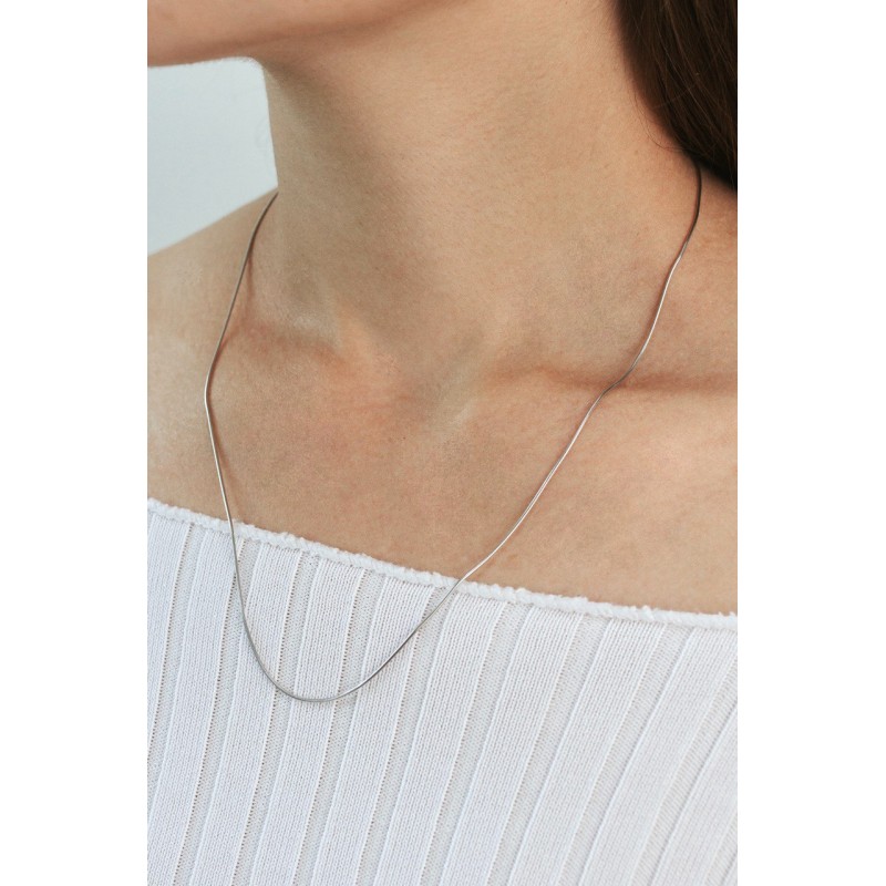 Цепочка серебряная Снейк (GQ8L)