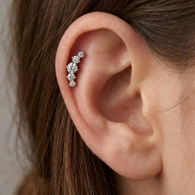 Серьги серебряные джекеты (4001д)