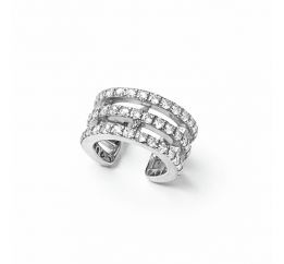 Серьги серебряные для пирсинга ушей (40097д)
