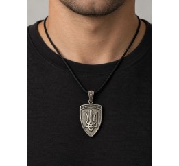 Подвес серебряный оберег Щит (1015п)