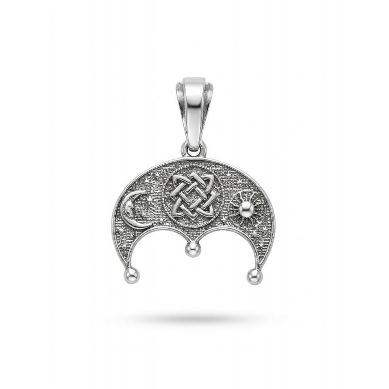 Подвес серебряный Лунница (1167)