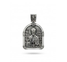 Ладанка серебряная Николай Чудотворец (1164п)