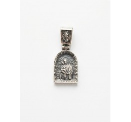 Ладанка серебряная Богородица Дева Мария (1252п)
