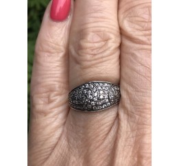 Кольцо серебряное с цирконием Амфибия (2111701)