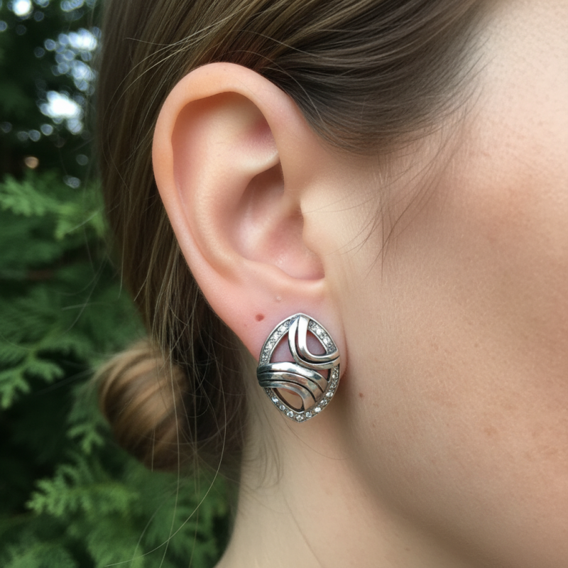 Серьги серебряные Саяны 1111160