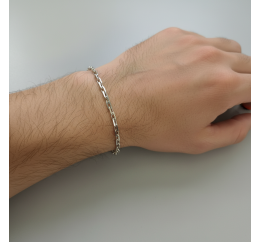 Браслет серебряный якорный (БЯ 4.15)