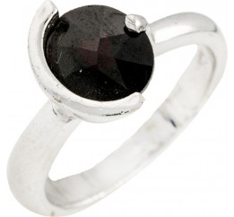 Серебряное кольцо SilverBreeze с натуральным гранатом 0077727 17.5 размер, 17.5 размер, 17.5 размер, 17.5 размер