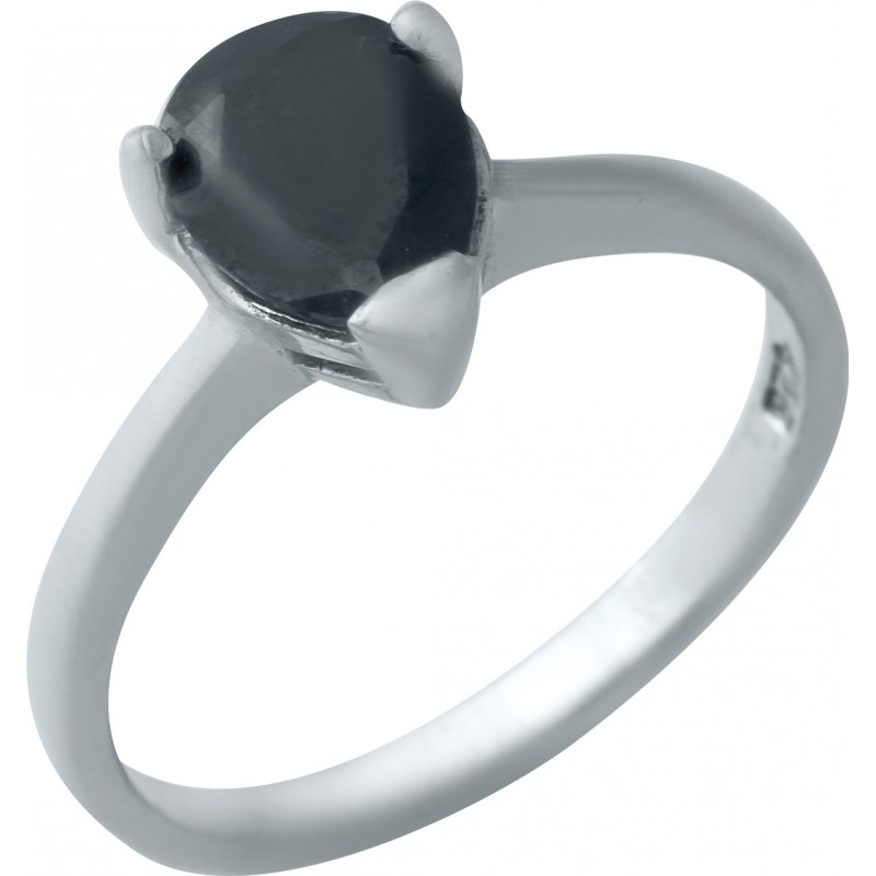 Серебряное кольцо SilverBreeze с натуральным сапфиром (0188263) 19 размер
