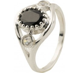 Серебряное кольцо SilverBreeze с натуральным сапфиром (0442471) 16 размер