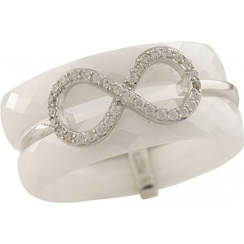 Серебряное кольцо SilverBreeze с , керамикой 1221716 18 размер, 18 размер, 18 размер, 18 размер