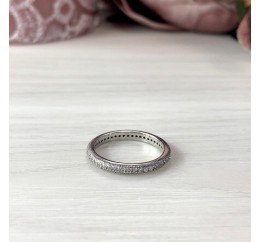 Серебряное кольцо SilverBreeze с фианитами (1824528) 16.5 размер