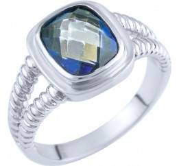 Серебряное кольцо SilverBreeze с натуральным мистик топазом 1891643 17.5 размер, 17.5 размер, 17.5 размер, 17.5 размер