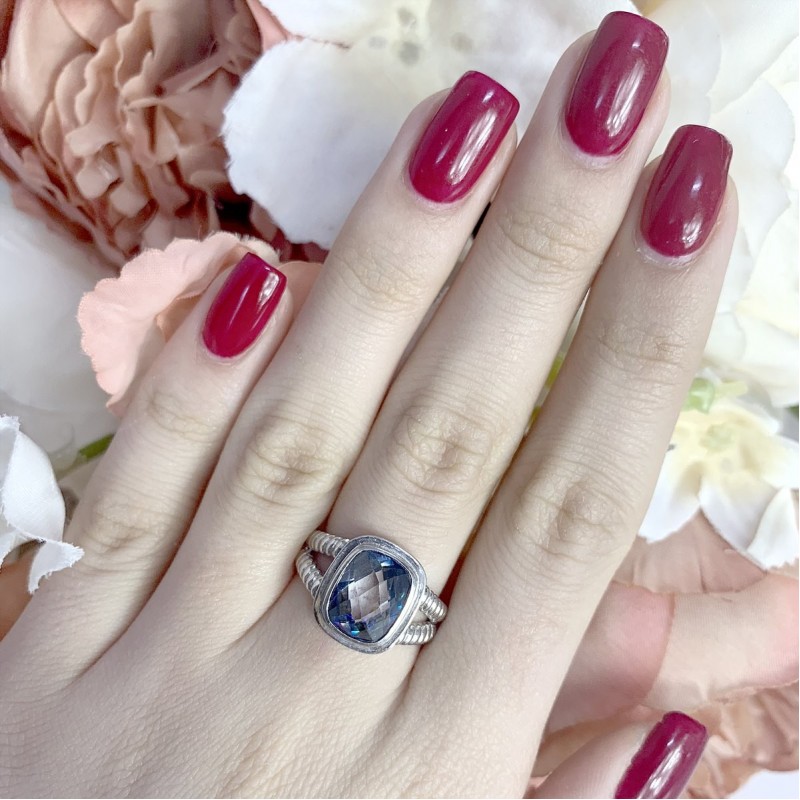 Серебряное кольцо SilverBreeze с натуральным мистик топазом 1891643 17.5 размер, 17.5 размер, 17.5 размер, 17.5 размер