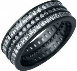 Серебряное кольцо SilverBreeze с фианитами (1929476) 17 размер