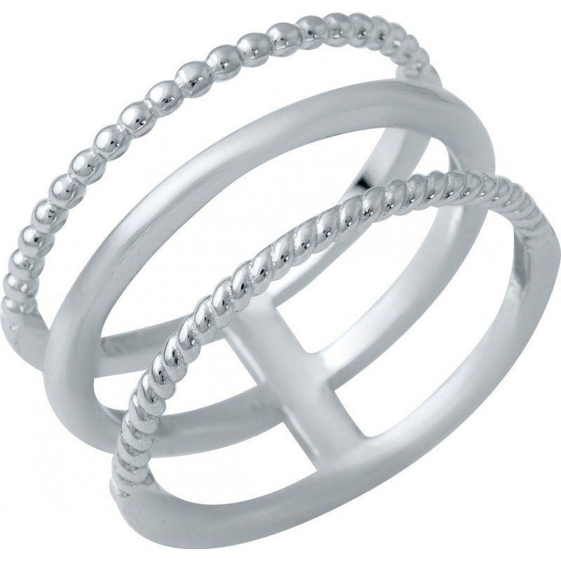 Серебряное кольцо SilverBreeze без камней 1941119 19 размер, 19 размер, 19 размер, 19 размер