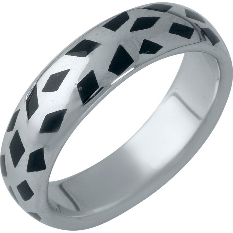 Серебряное кольцо SilverBreeze с емаллю (1985953) 16 размер