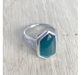 Серебряное кольцо SilverBreeze с кошачим глазом 1927588 18.5 размер, 18.5 размер, 18.5 размер, 18.5 размер