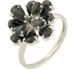 Серебряное кольцо SilverBreeze с натуральным сапфиром 1196830 18 размер, 18 размер, 18 размер, 18 размер