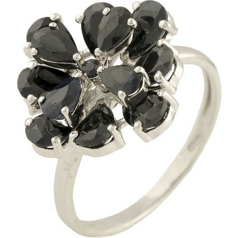 Серебряное кольцо SilverBreeze с натуральным сапфиром 1196830 18 размер, 18 размер, 18 размер, 18 размер