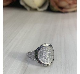 Серебряное кольцо SilverBreeze с фианитами 2000020 17 размер, 17 размер, 17 размер, 17 размер