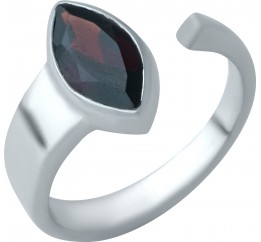 Серебряное кольцо SilverBreeze с натуральным гранатом 1932742 18 размер, 18 размер, 18 размер, 18 размер
