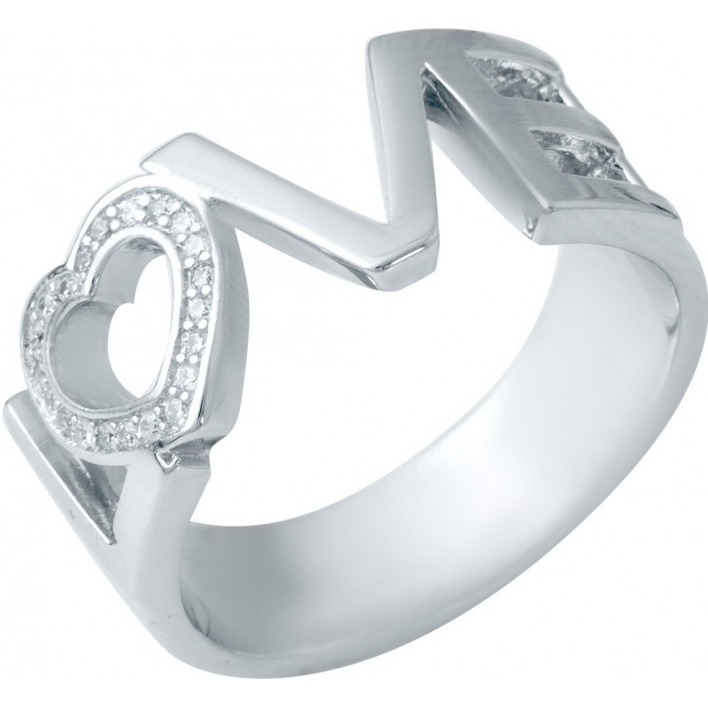 Серебряное кольцо SilverBreeze с фианитами 1941218 18.5 размер, 18.5 размер, 18.5 размер, 18.5 размер