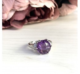 Серебряное кольцо SilverBreeze с олександритом 1964200 18.5 размер, 18.5 размер, 18.5 размер, 18.5 размер