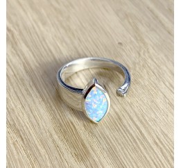 Серебряное кольцо SilverBreeze с опалом (1960622) 18 размер
