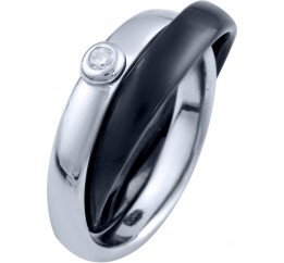 Серебряное кольцо SilverBreeze с керамикой 1765036 18.5 размер, 18.5 размер, 18.5 размер, 18.5 размер