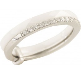 Серебряное кольцо SilverBreeze с керамикой (1213667) 17 размер